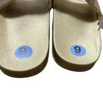 True Religion  jasmin studded slip on sandals gold. Sz 9. NWT Photo 3