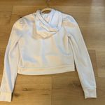 Z Supply  White Puff Sleeve Hoodie Photo 2