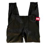Spanx NWT Leather Like Jogger Pants Photo 2