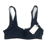 Good American Bikini Top Extra Large U Ring Vegas Black Beach Swim Minimal NWT Photo 2