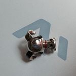 S925 Sterling Silver Dalmatian Puppy Charm Bracelet Photo 4