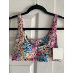 Kulani Kinis  Womens‎ Small Lily Long Crop Floral Bikini Top NEW Photo 4