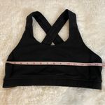 Lululemon  Black Yoga Sports Bra Size 10 Medium Large Photo 5
