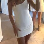 One shoulder Dress White Photo 0