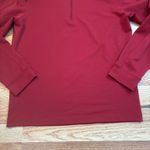 Nike Dri-Fit Golf 1/4 Zip Long Sleeve Shirt Mens Red Size S Photo 2
