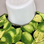 Handmade  Top Fruit Print Limes Sleeveless Darts‎ Zip-Back Retro Fit Green Zip-Up Photo 5