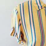 Buckle Bebop mustard stripe shirtdress size medium Photo 1