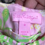 Lilly Pulitzer Sleeveless Silk Top Blouse Bimini Print Size O Pink Front… Photo 13