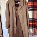 Vintage Trench Coat Tan Size L Photo 0