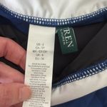 Ralph Lauren Polo Color-Blocked High-Waisted Bikini Bottom Blue White size 2 NWT Photo 6