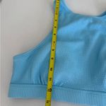 Nike  RIBBED SKY BREEZE SWIMWEAR Size large Bikini top Blue NWT MSRP $55 Photo 6