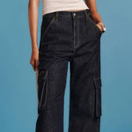 Reformation  Wilder High Rise Wide Leg Cargo Size 28 Photo 0