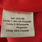 Hoagland New York Red Silk Halter Dress Crystal Beaded Dress size 12 Photo 4