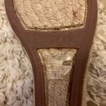 J.Crew Blue Tan Cream Knit Wedge  Woven Espadrille Platform Sandal Heels Photo 2