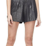 Good American Good American Women's The Running Short Moonlight Metallic Sparkle Black 0 XS Photo 0