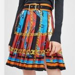 ZARA Chain Printed Pleaded Shirt NWT Photo 0