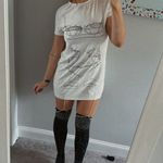 Graphic Dress White Photo 0