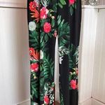 Vince Camuto Floral Black Pants Photo 0