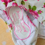 Betsey Johnson  Love Always Pink Rose Corset High Waist Bikini Set NWT M Photo 10