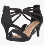 Bella Vita  Women's Everly Heeled Black Glitter Sandal, S99 Photo 12