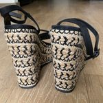 Schutz  Platform sandal Wedges Black Pattern Photo 4