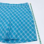 Lady Hagen  Golf Skort Athletic Skirt Blue Plaid Pleated Front Women's Size 8 Photo 9