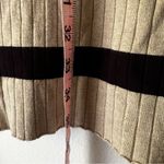 Boutique GILLI 2 piece‎ knit striped Sweater Skirt Set Women’s SIZE MEDIUM Tan Photo 7