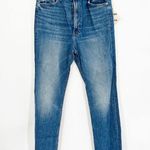Mother Superior High Waisted Rider Skimp Cowboys Don't Cry Size 32 NWT Blue Photo 1