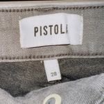 Pistola Gray Wash Denim High Rise Busted Knee's Skinny Jeans size 28 Photo 1