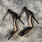 Nina New York Chic Black Heels with Crystal Details Photo 1
