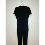 AQUA  Womens Black Jumpsuit V-Neck SIZE M Photo 1