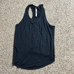 Lululemon Love Tank Top Black Pleated Back Pima Cotton Size 8 Photo 1