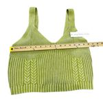 Young Fabulous and Broke NWT Lime Green Ribbed Knit Crochet Becca Sweater Tank Top Photo 4