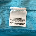 Nike  Dri-Fit Womens Athletic Short Sleeve Shirt Turquoise Blue Size M Photo 5