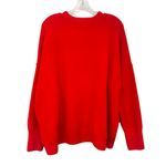 Vince Camuto Oversized Love Sweater Women's XL Red Valentine Classic Preppy Photo 5