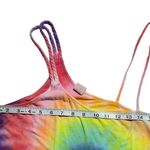 Free People Asymmetrical Hand Crafted Spiral Tie Dye Sleeveless Tank Top Medium Photo 4