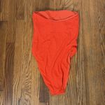ANDIE  Kauai One Piece Swimsuit textured‎ Vermillion Orange size M NWOT Photo 2