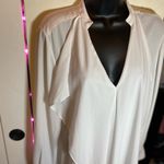 Peter Nygard Peter Nygård White High-Lo Flowy Blouse 12 Photo 4