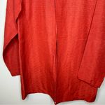Eileen Fisher  Rust Colored Silk Linen Jacket Size M Photo 5
