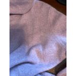 Poetry Cashmere Cowl Neck Tunic Sweater Lilac Button Accent Rolled Hem Photo 5