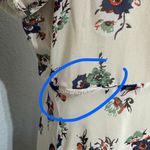 Sweet Salt Women Floral Homestead Classic Vintage Cream Lined Midi Dress Size 12 Green Photo 11