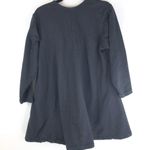 Michele Lamy Sweatshirt Tunic Dress A Line Pockets Flare Long Sleeve Black 2 Photo 1