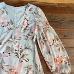 Belle & Bloom In Your Dreams Blue Floral Long Sleeve Maxi Dress Photo 10