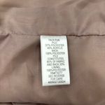 Elle  Women’s Faux‎ Fur Vest Tan Rose Swirl Pattern Texture Size XL Photo 5