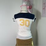 American Eagle Y2K Baby Tee Jersey #30 Preppy Bella Swan Tight Womens Size XS Photo 3