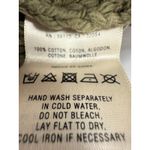 Anthropologie  Angel Of The North‎ Olive Green Cardigan Open Chunky Knit Size M Photo 2