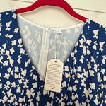 Women’s Large Blue White Jumpsuit New Photo 3