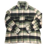 ZARA Plaid Flannel Oversized Blogger Influencer Fave Womens Shacket Large Photo 5