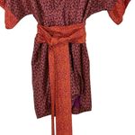 VIX Paula Hermanny Luri Plum Liz Mini Short Jumper Coverup Size Medium Purple Photo 6