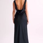 Meshki  Maxi Satin Nadia Dress Back Cowl Photo 1